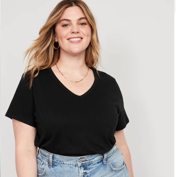 Old Navy Tops - Old Navy EveryWear Black V-Neck T-Shirt